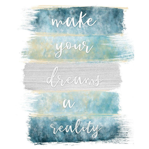 Dreams Realty Black Modern Wood Framed Art Print with Double Matting by Carpentieri, Natalie