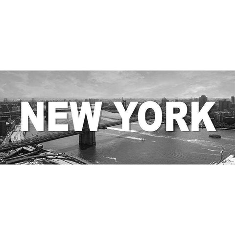 New York Black Modern Wood Framed Art Print by Jill, Susan