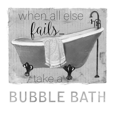 Neutral Bubble White Modern Wood Framed Art Print with Double Matting by Robinson, Carol