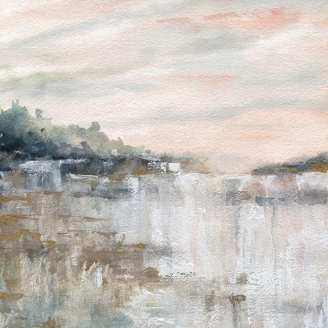 Crystal Falls Gold Ornate Wood Framed Art Print with Double Matting by Robinson, Carol