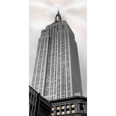 Empire State Black Modern Wood Framed Art Print by Jill, Susan
