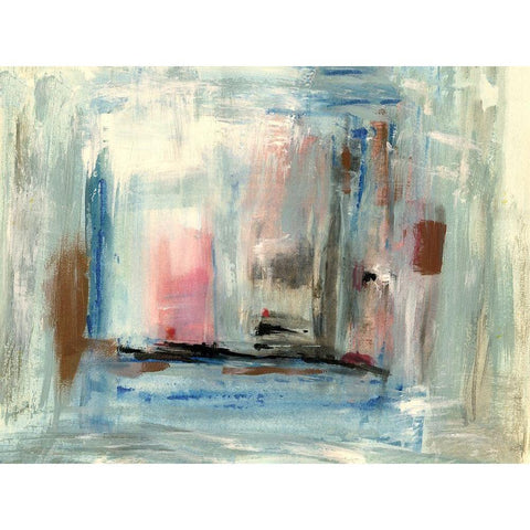 Twilight Black Modern Wood Framed Art Print with Double Matting by Jill, Susan