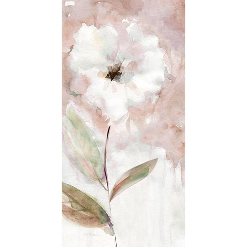 Summer Bloom I White Modern Wood Framed Art Print by Robinson, Carol