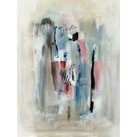 Rain Shadow II Black Modern Wood Framed Art Print by Jill, Susan