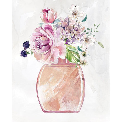 Fragrance of Summer II Black Modern Wood Framed Art Print with Double Matting by Robinson, Carol