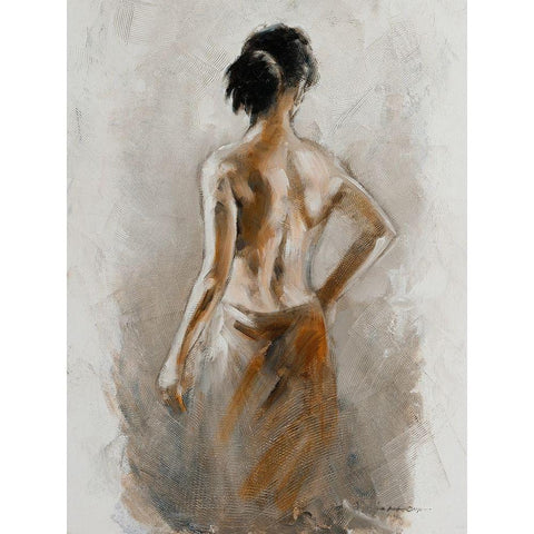 Spa Moment White Modern Wood Framed Art Print by Orme, E. Anthony