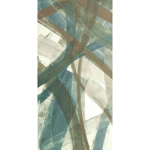 Intertwined I Black Modern Wood Framed Art Print by Jill, Susan