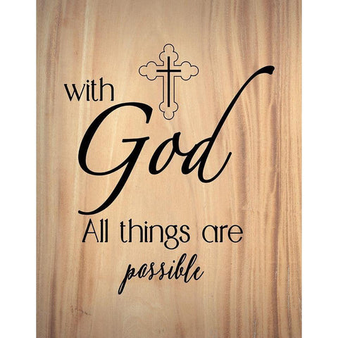 All Things Possible Black Modern Wood Framed Art Print by CAD Designs