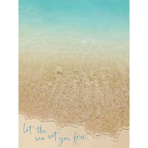 Calm Waters White Modern Wood Framed Art Print by Carpentieri, Natalie