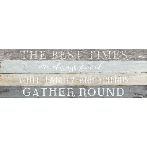 Best Times Black Modern Wood Framed Art Print by Carpentieri, Natalie