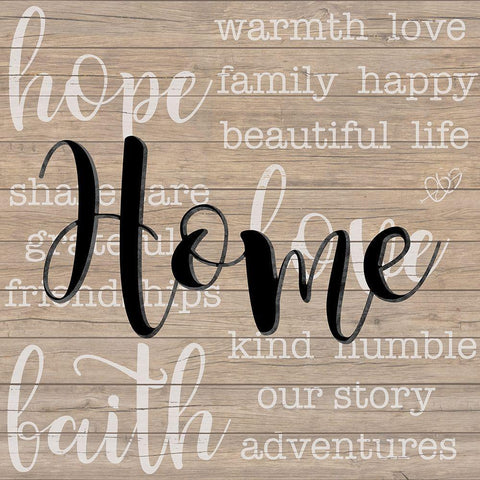 Home White Modern Wood Framed Art Print with Double Matting by Santiago, Daniela