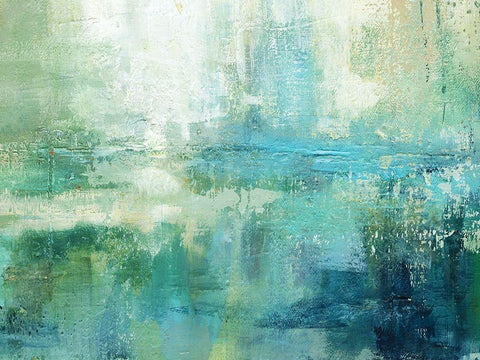 Lily Lake Black Ornate Wood Framed Art Print with Double Matting by Robinson, Carol