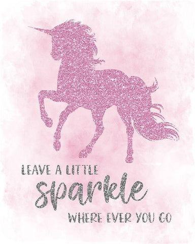 Sparkle White Modern Wood Framed Art Print with Double Matting by Carpentieri, Natalie