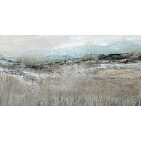 Distant Foothills Gold Ornate Wood Framed Art Print with Double Matting by Robinson, Carol