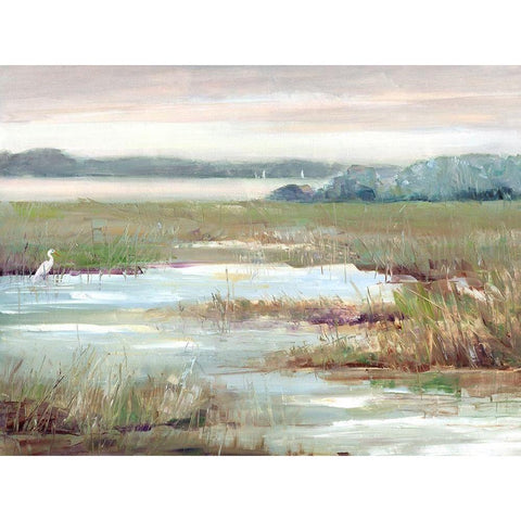 Early Morning Magic White Modern Wood Framed Art Print by Swatland, Sally