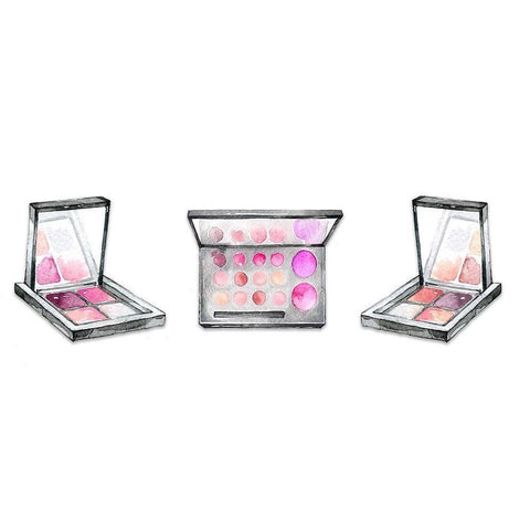 Right Palette II White Modern Wood Framed Art Print by Jill, Susan