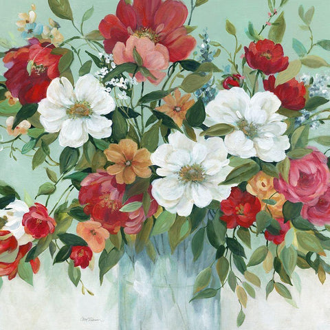 Country Charmer Black Ornate Wood Framed Art Print with Double Matting by Robinson, Carol