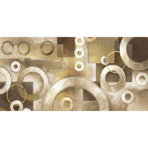 Neutral Motion Black Modern Wood Framed Art Print with Double Matting by Vollherbst-Lane, Elaine