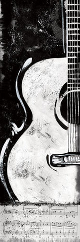 Acoustical Jam Black Ornate Wood Framed Art Print with Double Matting by Knutsen, Conrad