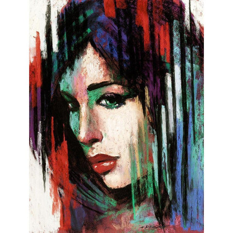 Pop Pastel II Black Modern Wood Framed Art Print by Orme, E. Anthony