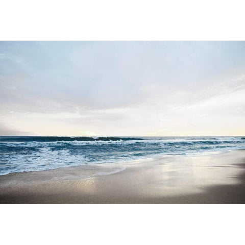 Shimmering Dawn Black Modern Wood Framed Art Print with Double Matting by Carpentieri, Natalie