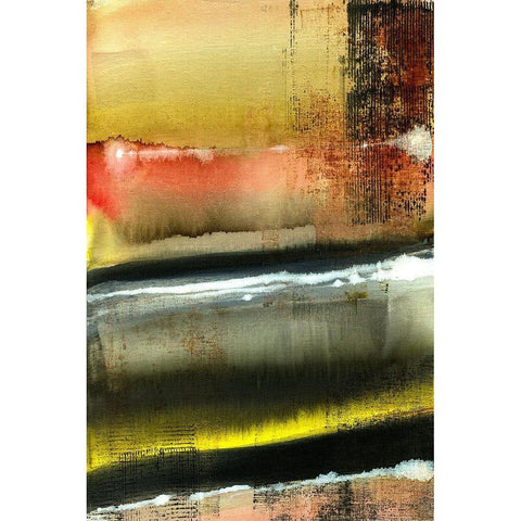 Desert Night I Gold Ornate Wood Framed Art Print with Double Matting by Jill, Susan