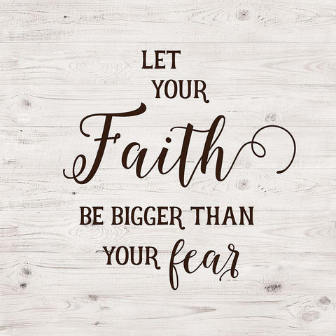 Faith White Modern Wood Framed Art Print with Double Matting by Murray, Amanda