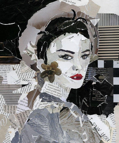 Runway Pause White Modern Wood Framed Art Print with Double Matting by Robinson, Carol