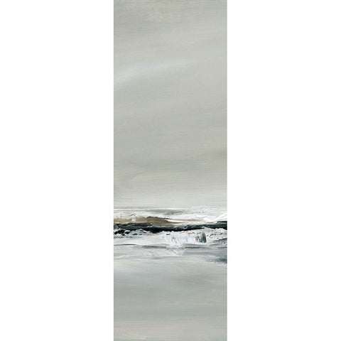 Breakers II Black Modern Wood Framed Art Print by Robinson, Carol