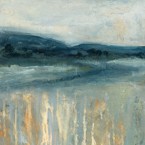 Long Road Home Black Ornate Wood Framed Art Print with Double Matting by Robinson, Carol