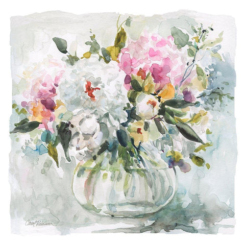 Casual Arrangement I White Modern Wood Framed Art Print by Robinson, Carol