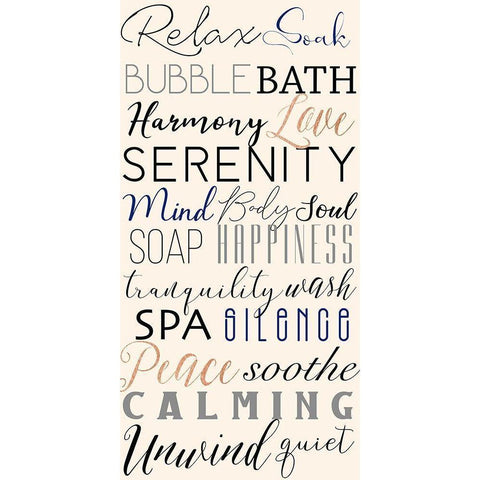 Bath Expressions White Modern Wood Framed Art Print by CAD Designs