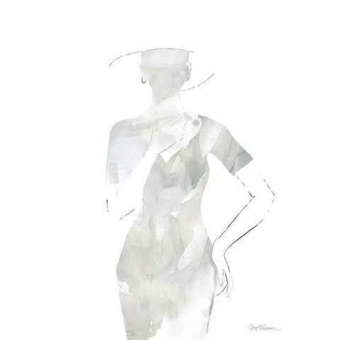 Fashion Cover I White Modern Wood Framed Art Print by Robinson, Carol