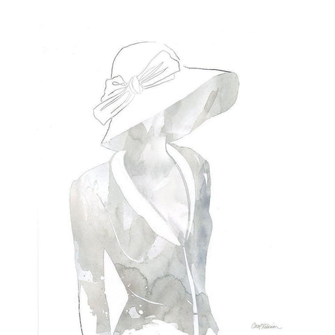 Fashion Cover II White Modern Wood Framed Art Print by Robinson, Carol