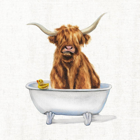 Bathing Beauty IV Black Modern Wood Framed Art Print with Double Matting by Brooks, Donna