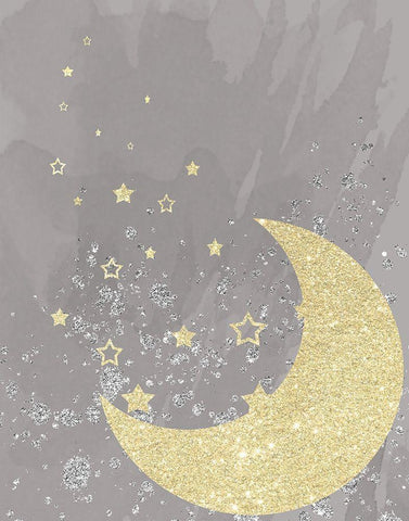 Sparkling Night Black Ornate Wood Framed Art Print with Double Matting by Santiago, Daniela