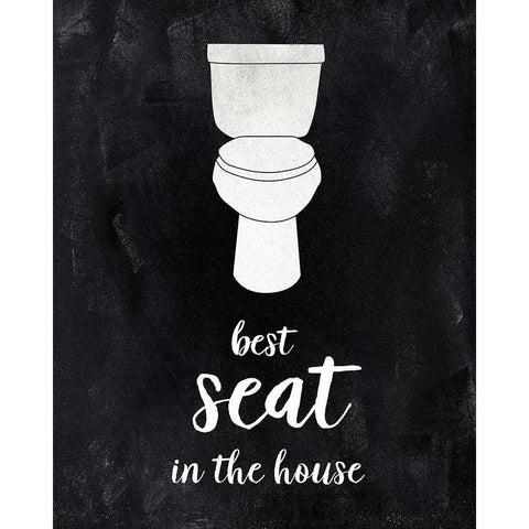 Best Seat Black Modern Wood Framed Art Print with Double Matting by CAD Designs