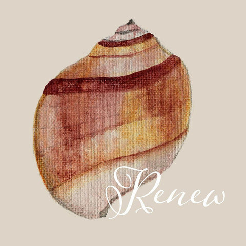 Renew White Modern Wood Framed Art Print by Tava Studios