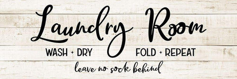 Leave No Sock Behind Black Ornate Wood Framed Art Print with Double Matting by CAD Designs