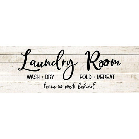 Leave No Sock Behind White Modern Wood Framed Art Print by CAD Designs