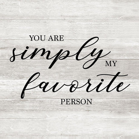 Simply Favorite White Modern Wood Framed Art Print with Double Matting by Carpentieri, Natalie