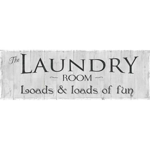 Loads of Fun Black Modern Wood Framed Art Print by Robinson, Carol