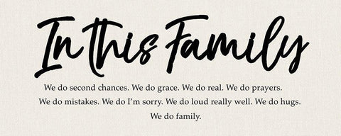 In this Family Black Ornate Wood Framed Art Print with Double Matting by CAD Designs