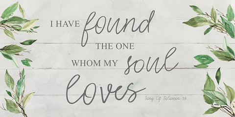 Soul Loves White Modern Wood Framed Art Print with Double Matting by Robinson, Carol