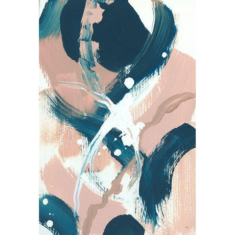 Summer Wind II Gold Ornate Wood Framed Art Print with Double Matting by Jill, Susan