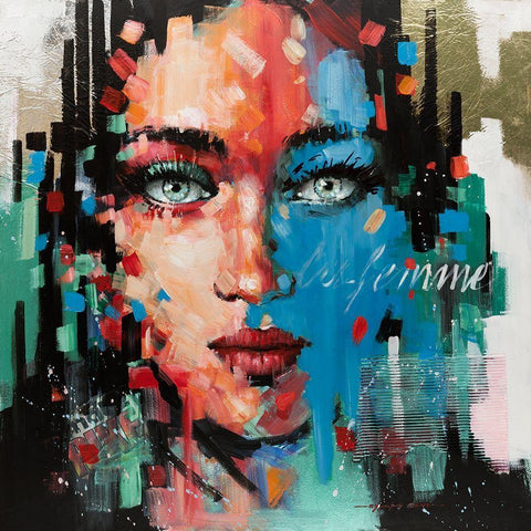 Hot Pop Girl I White Modern Wood Framed Art Print by Orme, E. Anthony