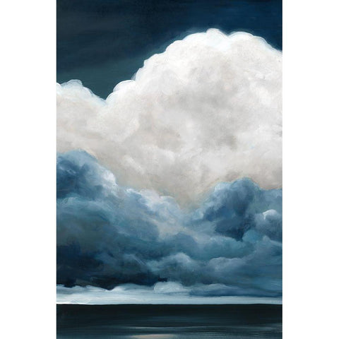 Natures Drama II Black Modern Wood Framed Art Print by Robinson, Carol