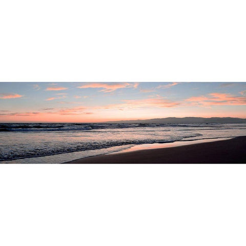 Venice Beach White Modern Wood Framed Art Print by Carpentieri, Natalie
