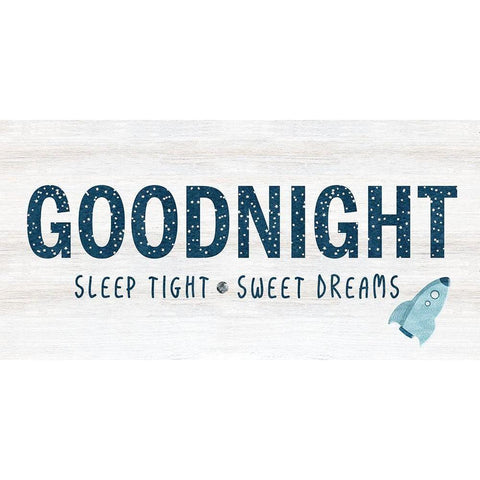 Sleep Tight Sweet Dreams Gold Ornate Wood Framed Art Print with Double Matting by Carpentieri, Natalie