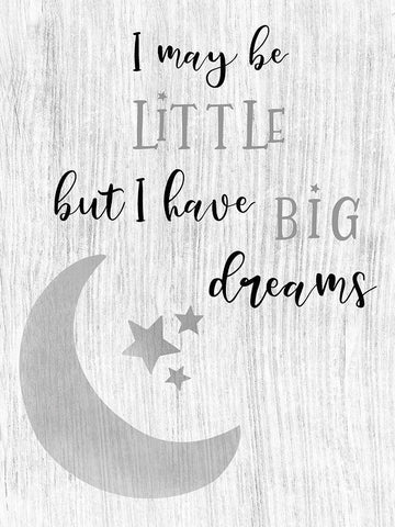 Big Dreams Black Ornate Wood Framed Art Print with Double Matting by CAD Designs
